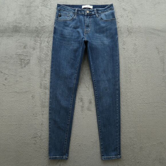 KanCan Jeans Juniors Size 5 Blue Low-Rise Skinny Denim Pants 29" Inseam Stretch - Picture 1 of 14